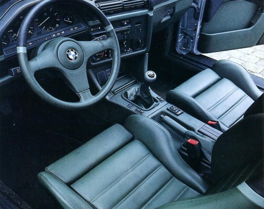 Интерьер BMW 325i TC3 by Baur 1985 года  (фото 4 из 4)